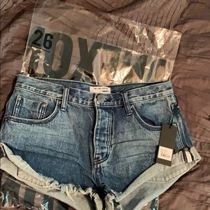 NWT One Teaspoon Bandits Shorts